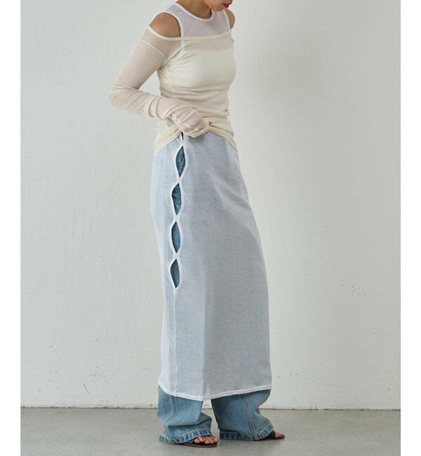  「【PEAS】シアーテレコプルオーバー」|Tシャツ・カットソー|