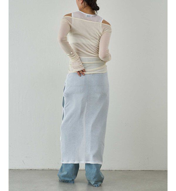  「【PEAS】シアーテレコプルオーバー」|Tシャツ・カットソー|