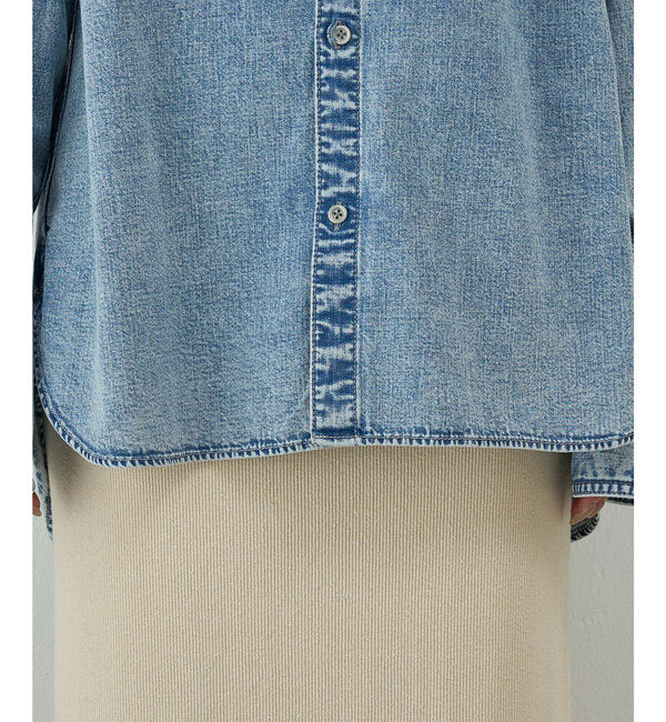  「【PEAS】ライトオンスデニムシャツ」|シャツ・ブラウス|