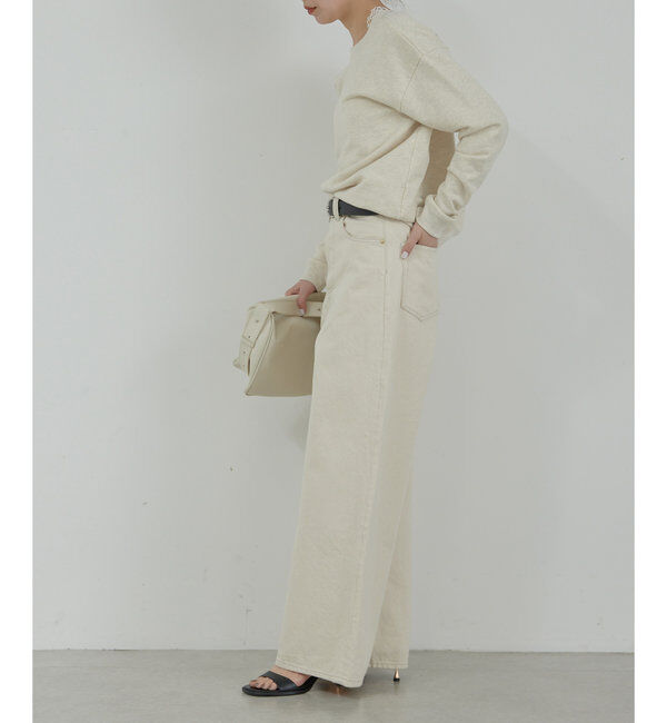  「【HERITANOVUM】レース付き裏毛スウェット」|Tシャツ・カットソー|