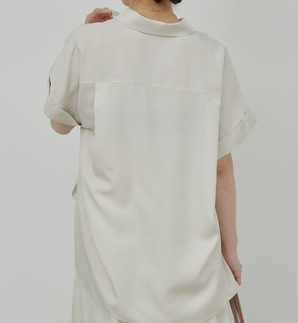  「【セットアップ対応】ミリタリーハーフスリーブシャツ」|シャツ・ブラウス|