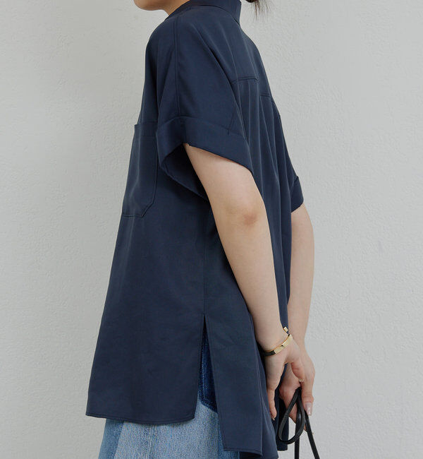  「【セットアップ対応】ミリタリーハーフスリーブシャツ」|シャツ・ブラウス|