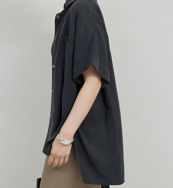  「【セットアップ対応】ミリタリーハーフスリーブシャツ」|シャツ・ブラウス|