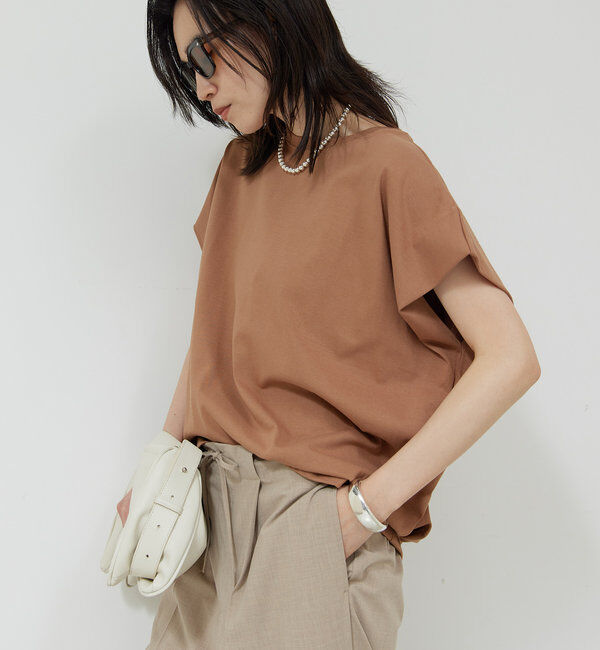  「タックコクーンTシャツ」|Tシャツ・カットソー|