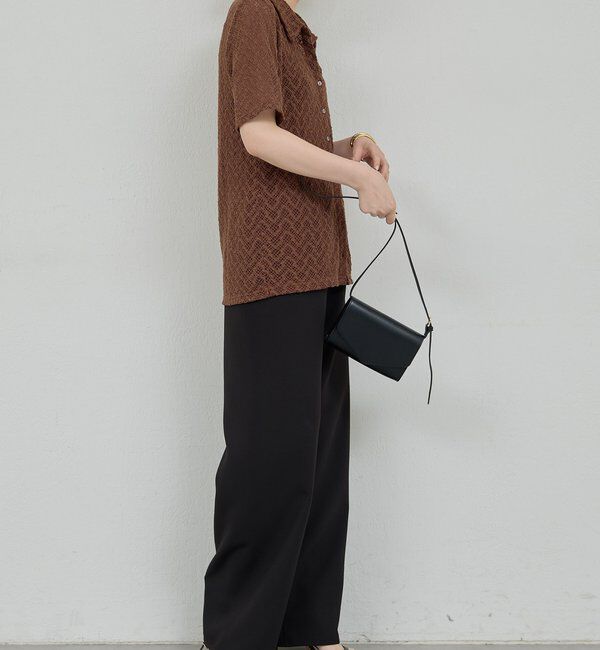  「【セットアップ対応】レースポロカーデ」|Tシャツ・カットソー|