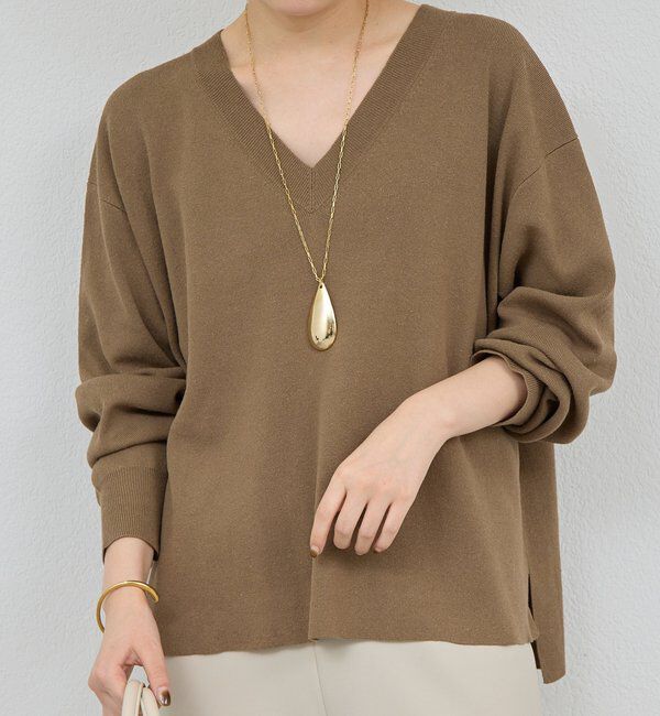  「【セットアップ対応】Vニット」|ニット・セーター|