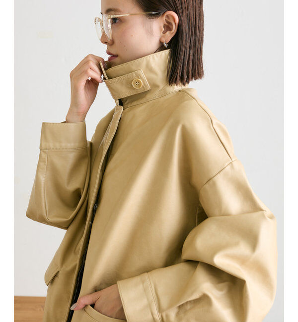  「フェイクレザーブルゾン」|その他|