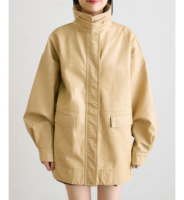  「フェイクレザーブルゾン」|その他|