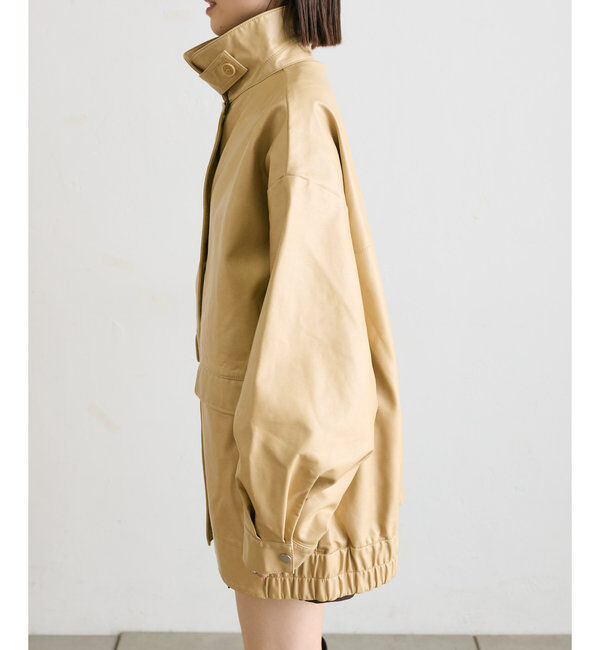  「フェイクレザーブルゾン」|その他|