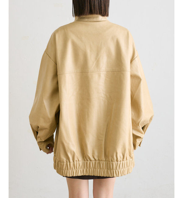  「フェイクレザーブルゾン」|その他|