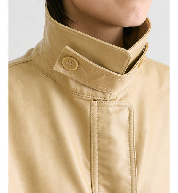  「フェイクレザーブルゾン」|その他|