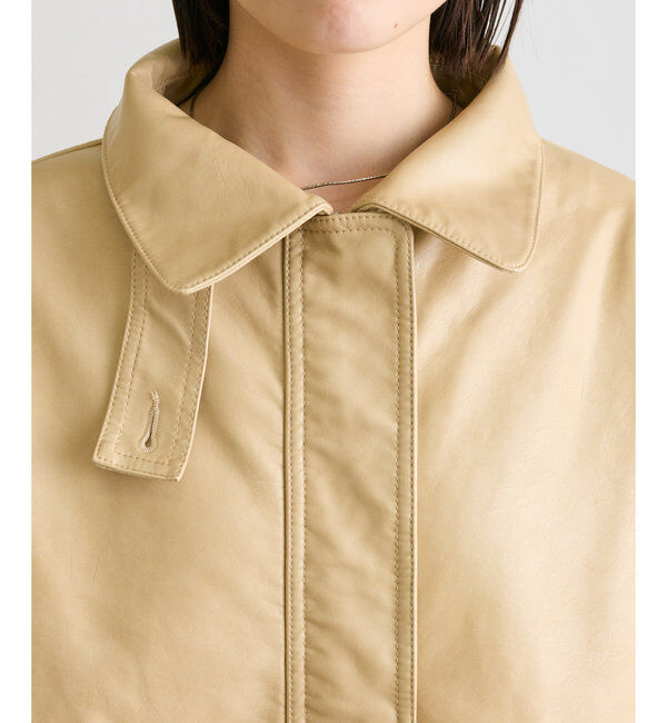  「フェイクレザーブルゾン」|その他|