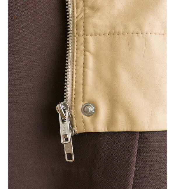  「フェイクレザーブルゾン」|その他|