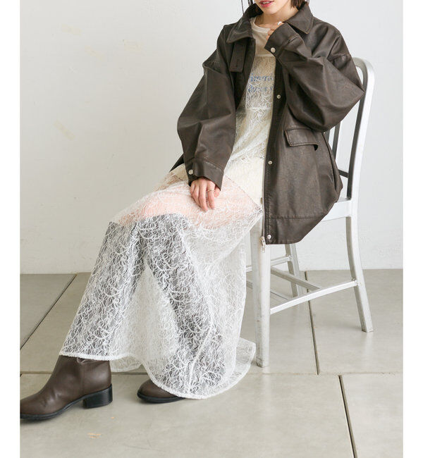  「フェイクレザーブルゾン」|その他|