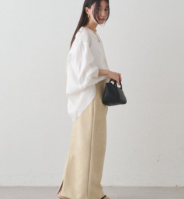  「袖リブV ブラウス」|シャツ・ブラウス|