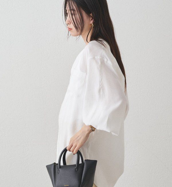  「袖リブV ブラウス」|シャツ・ブラウス|