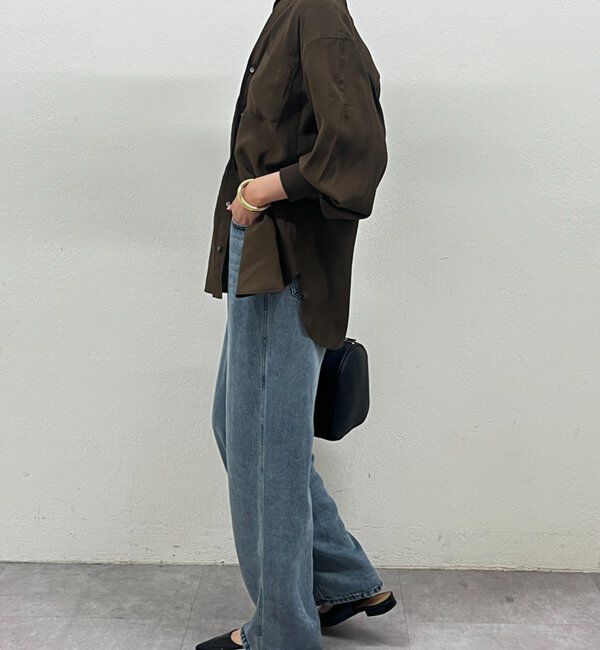  「袖リブV ブラウス」|シャツ・ブラウス|