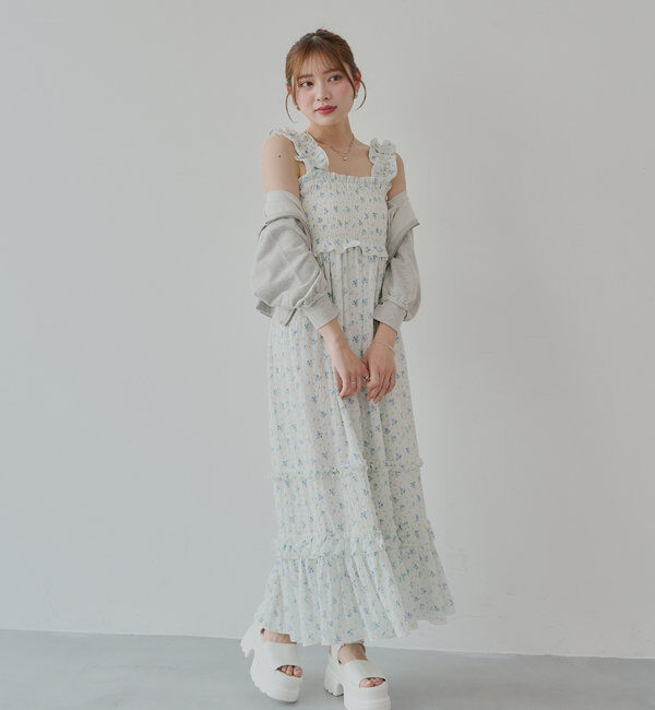  「【5色展開】フリルデザインベアワンピース」|ワンピース|