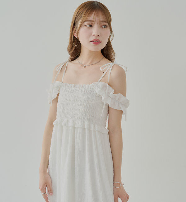  「【5色展開】フリルデザインベアワンピース」|ワンピース|