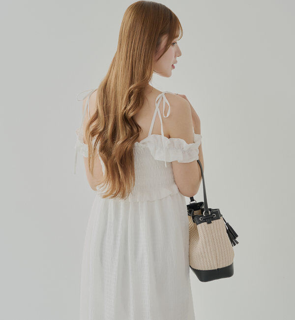  「【5色展開】フリルデザインベアワンピース」|ワンピース|