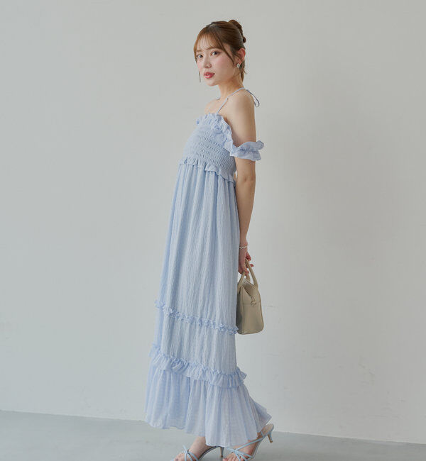  「【5色展開】フリルデザインベアワンピース」|ワンピース|