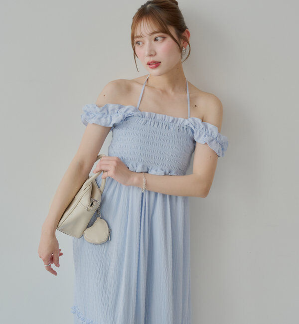  「【5色展開】フリルデザインベアワンピース」|ワンピース|