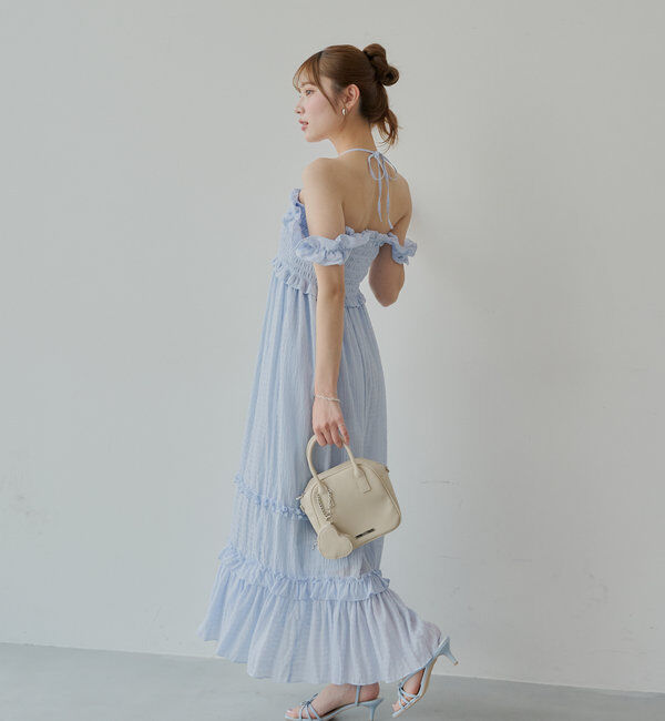  「【5色展開】フリルデザインベアワンピース」|ワンピース|