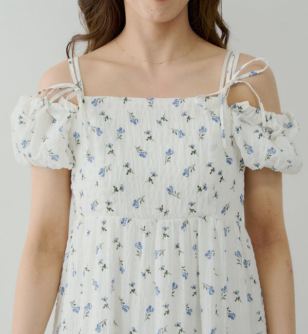  「2wayスリーブフラワーロングワンピース」|ワンピース|