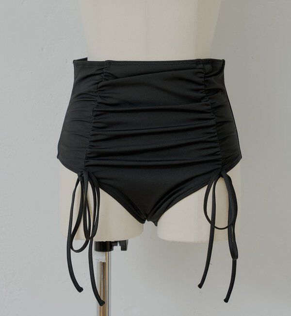  「【水着/ショーツ】ハイウエストギャザーショーツ」|ビキニ|