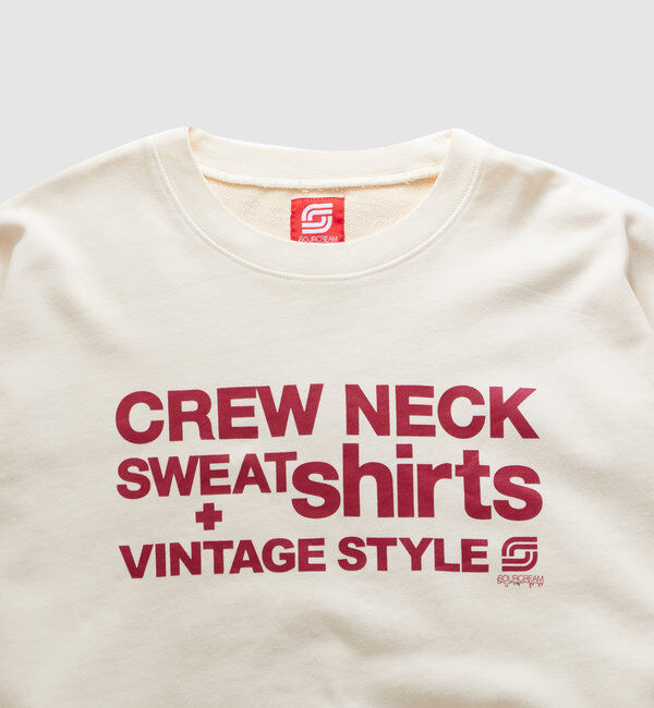  「【Sourcream/サワークリーム】ヴィンテージライクロゴスウェット」|Tシャツ・カットソー|