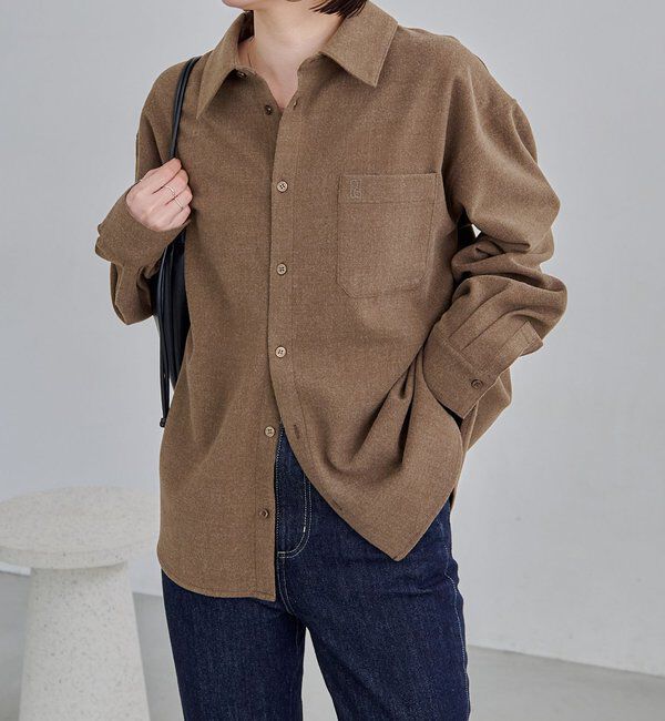  「ラップレイヤードシャツ」|シャツ・ブラウス|