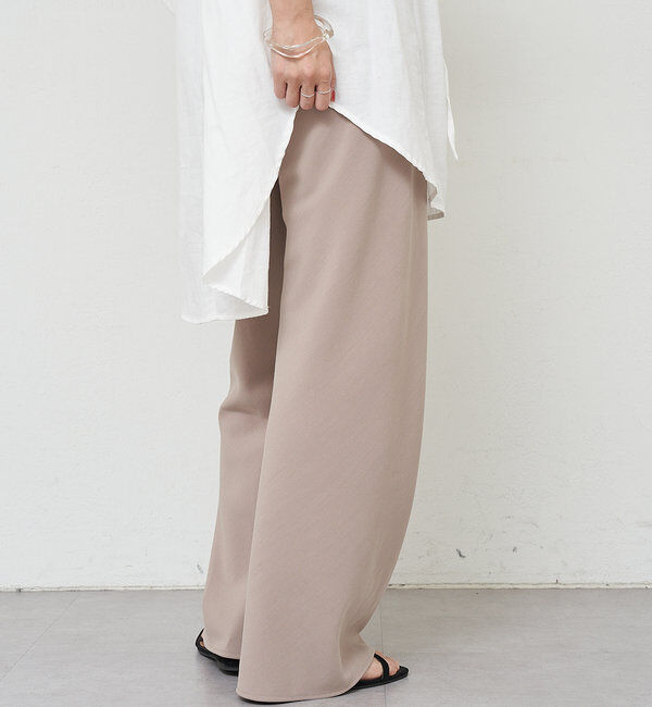  「ダブルクロスワイドパンツ」|チノ|