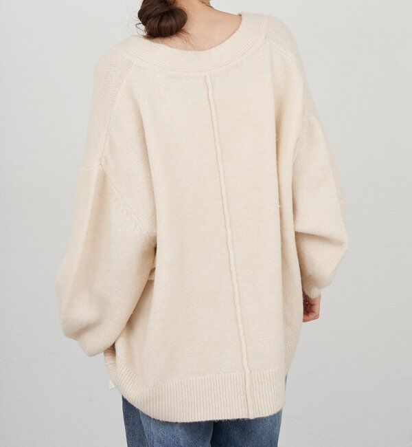  「【@kanako_ikiコラボカラー】【全骨格キレイ見え】ウェーブネックニット」|ニット・セーター|