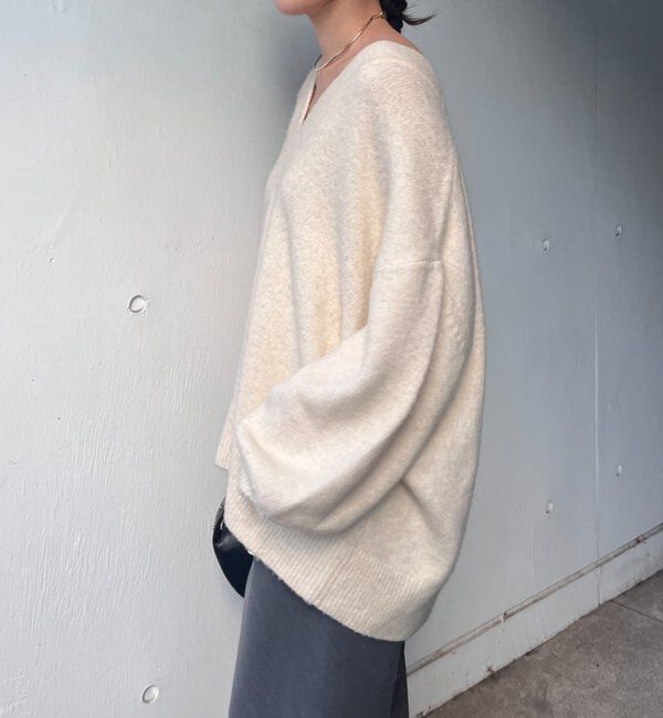  「【@kanako_ikiコラボカラー】【全骨格キレイ見え】ウェーブネックニット」|ニット・セーター|