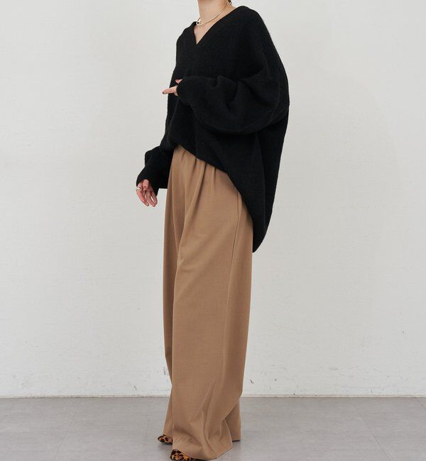  「【@kanako_ikiコラボカラー】【全骨格キレイ見え】ウェーブネックニット」|ニット・セーター|