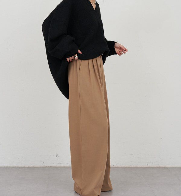  「【@kanako_ikiコラボカラー】【全骨格キレイ見え】ウェーブネックニット」|ニット・セーター|