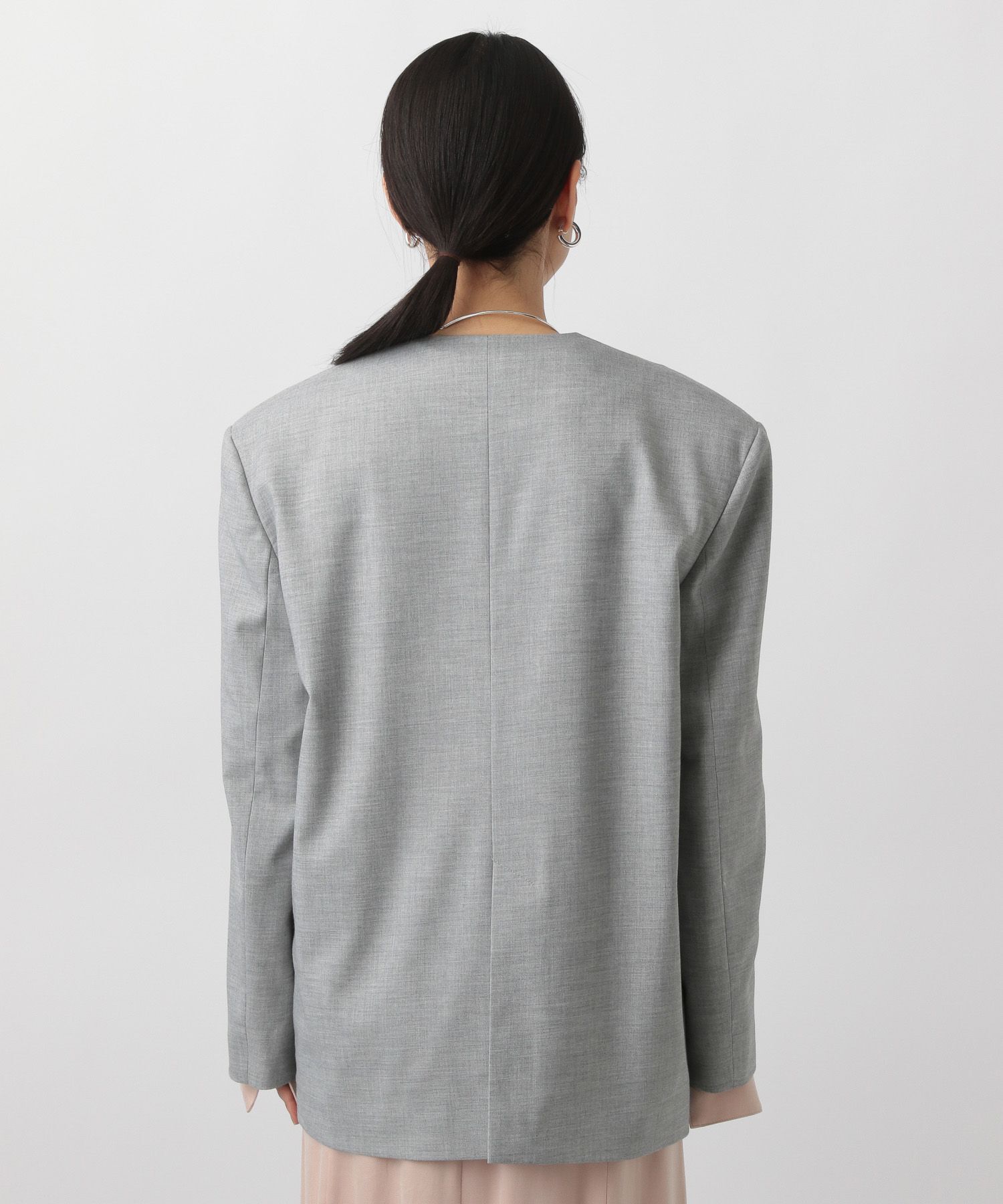 A part by 「ノーカラーBIGジャケット」|ノーカラージャケット|