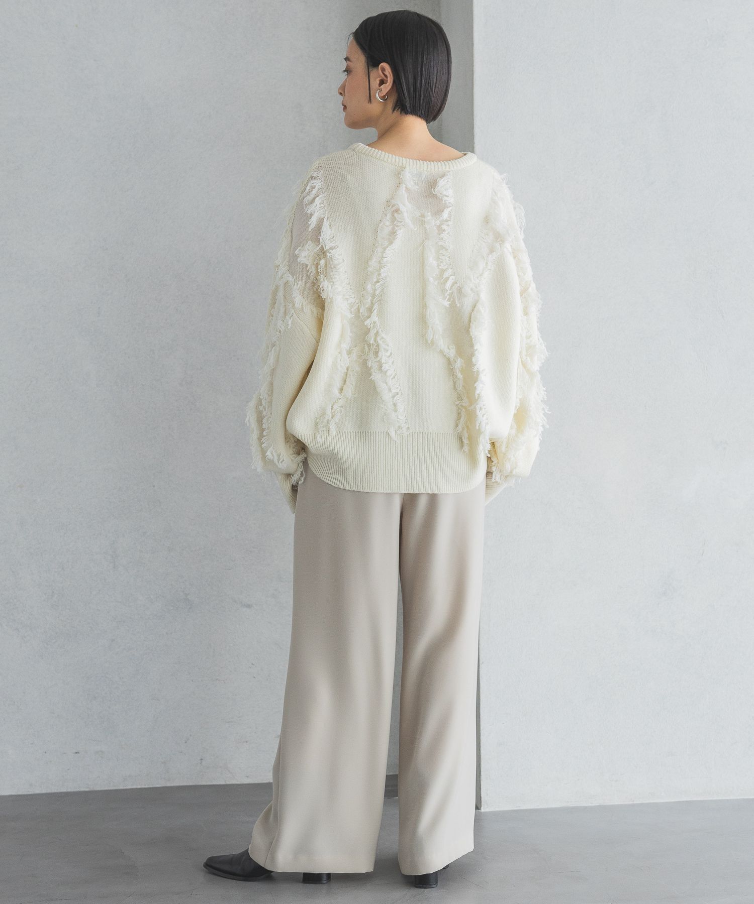 A part by 「フリンジニットプルオーバー」|ニット・セーター|