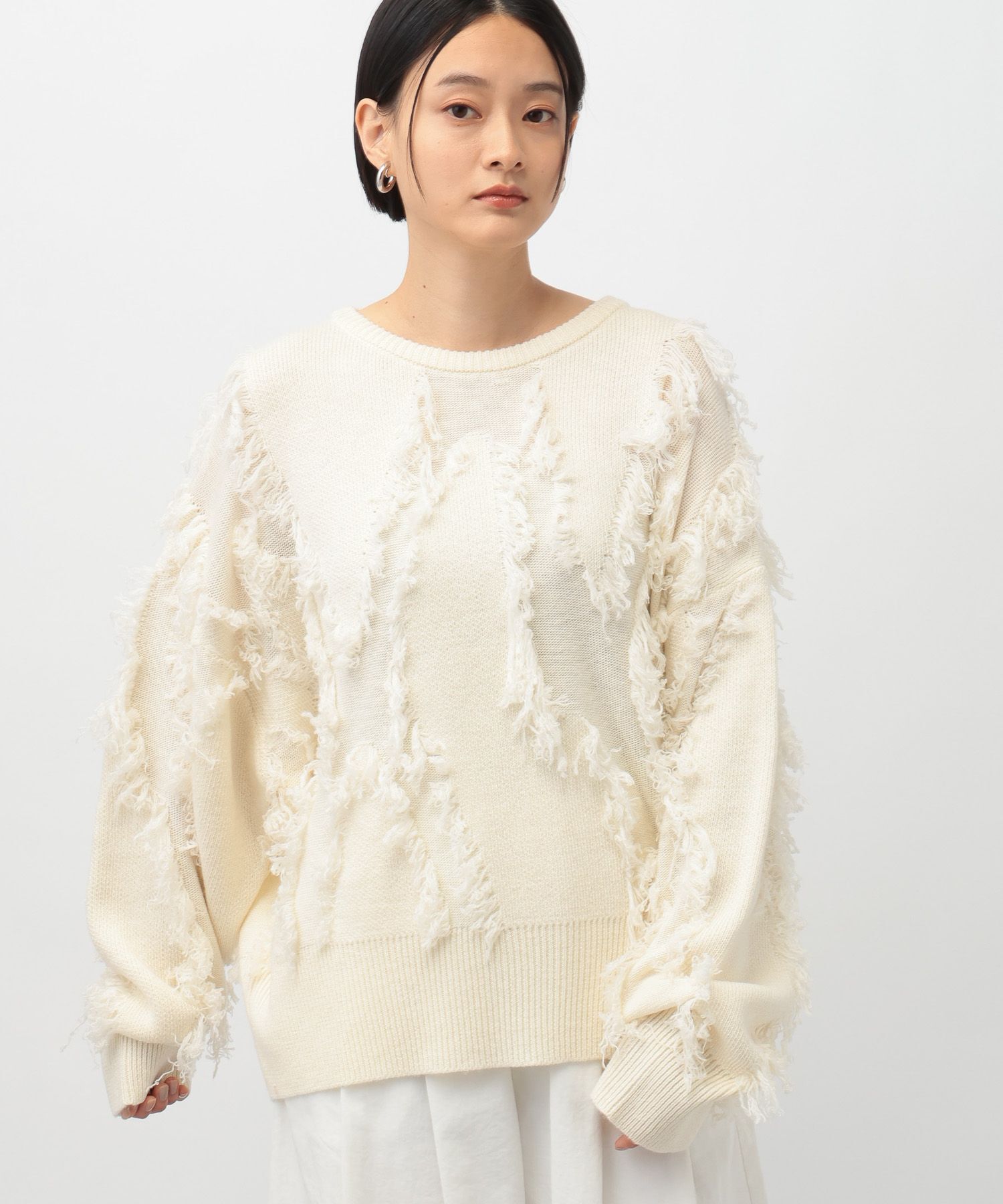 A part by 「フリンジニットプルオーバー」|ニット・セーター|