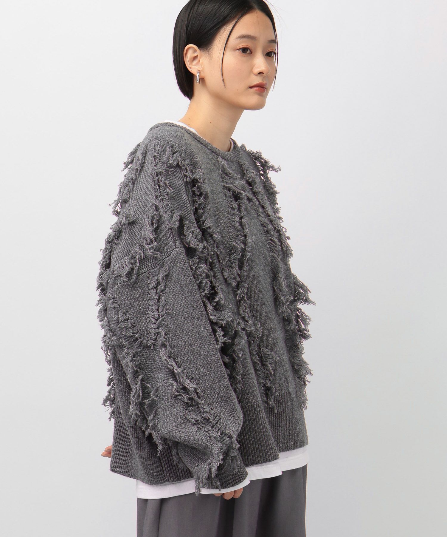 A part by 「フリンジニットプルオーバー」|ニット・セーター|