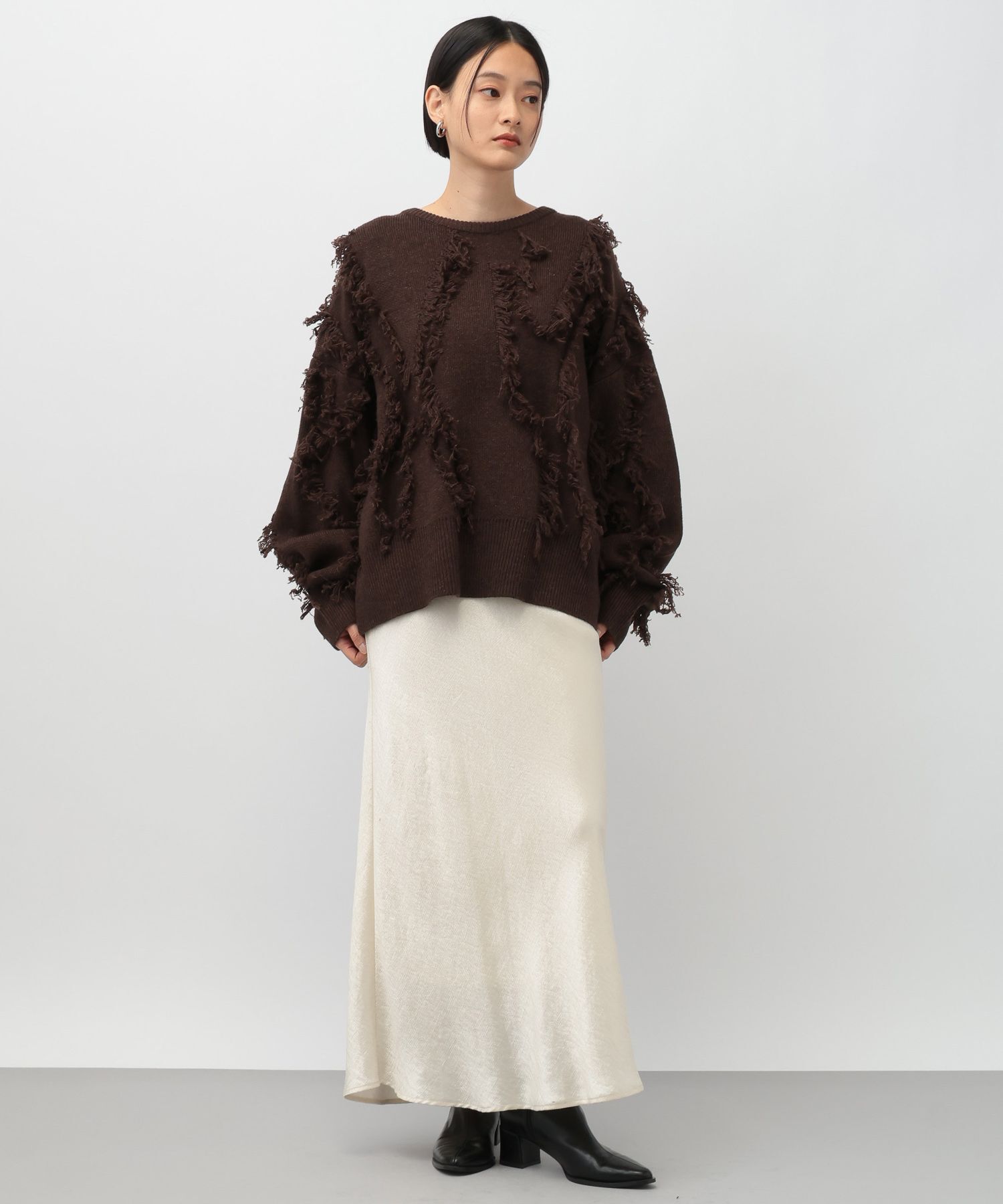 A part by 「フリンジニットプルオーバー」|ニット・セーター|