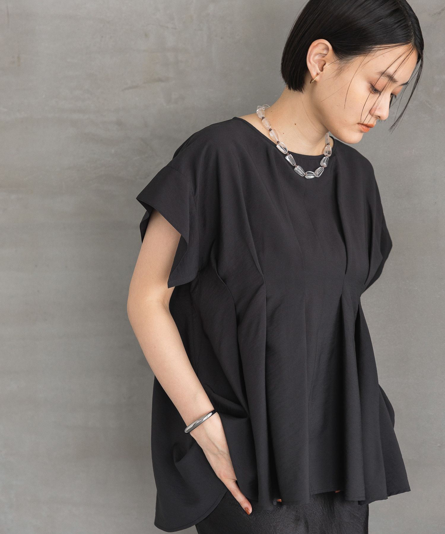 A part by 「タックデザインブラウス」|シャツ・ブラウス|