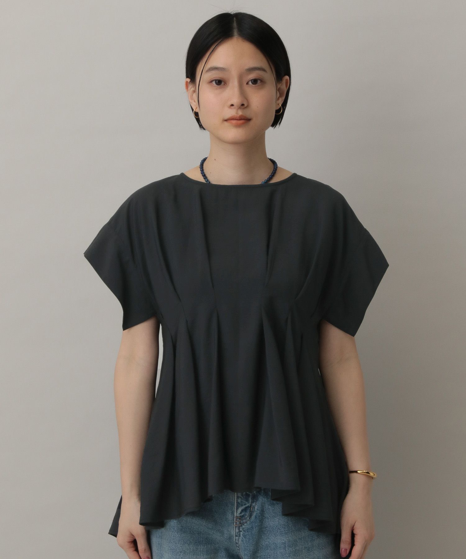 A part by 「タックデザインブラウス」|シャツ・ブラウス|