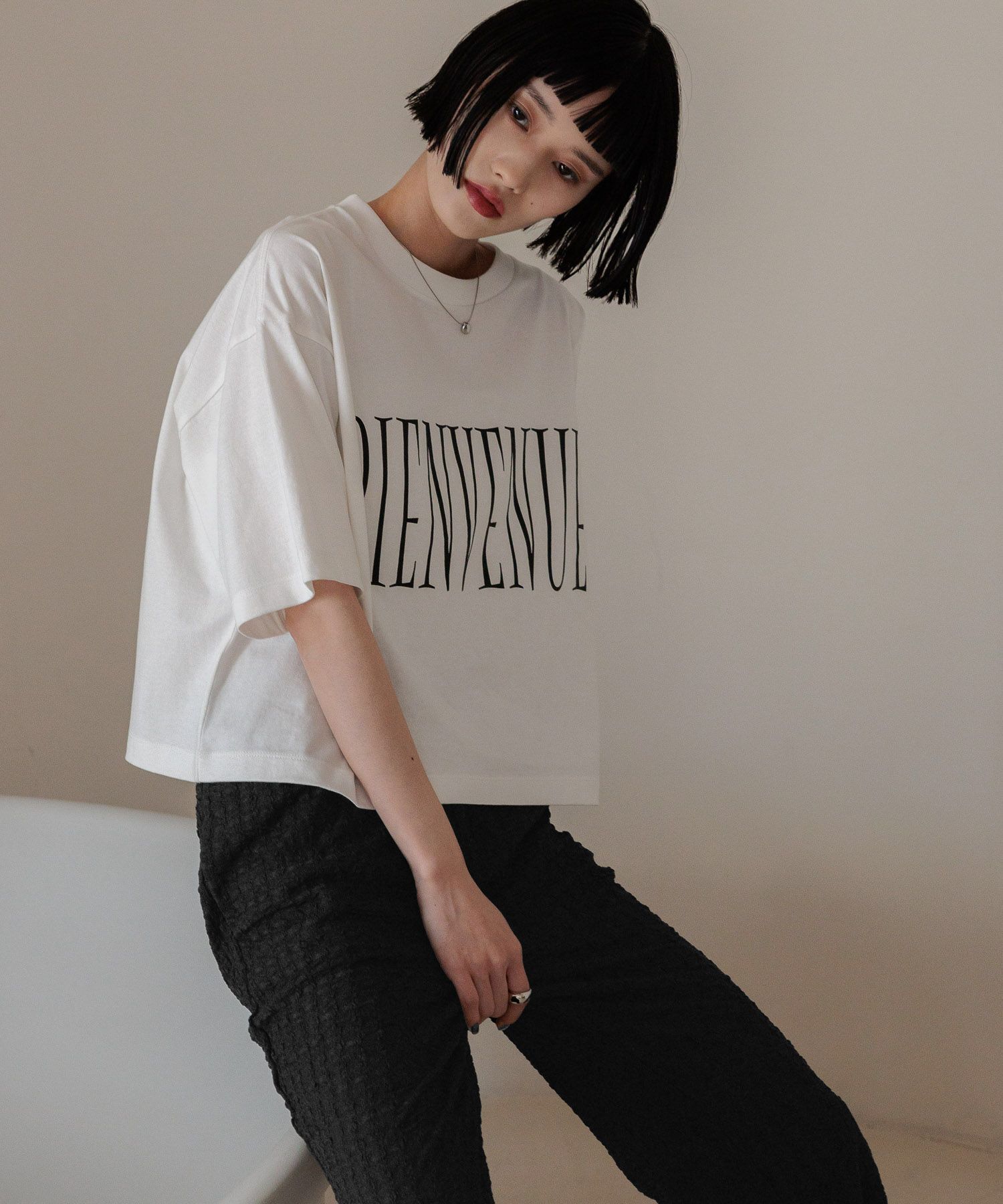 LOWRYS FARM「ショートロゴＰＴＳＳ」|Tシャツ・カットソー|OFF