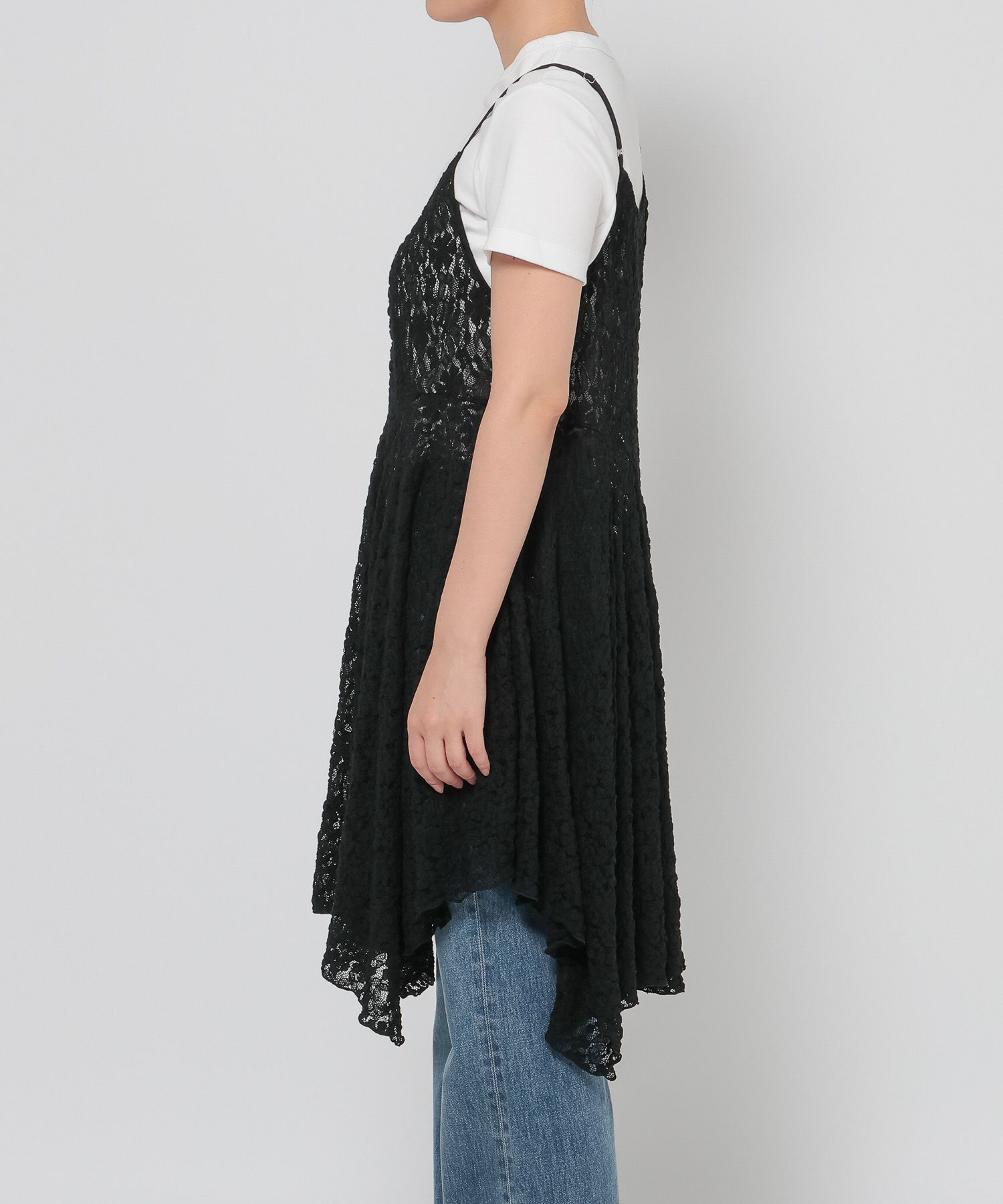 LOWRYS FARM「カットレースキャミチュニック」|ワンピース|