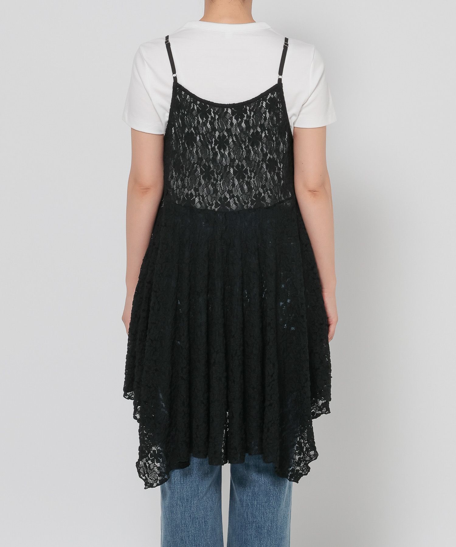 LOWRYS FARM「カットレースキャミチュニック」|ワンピース|