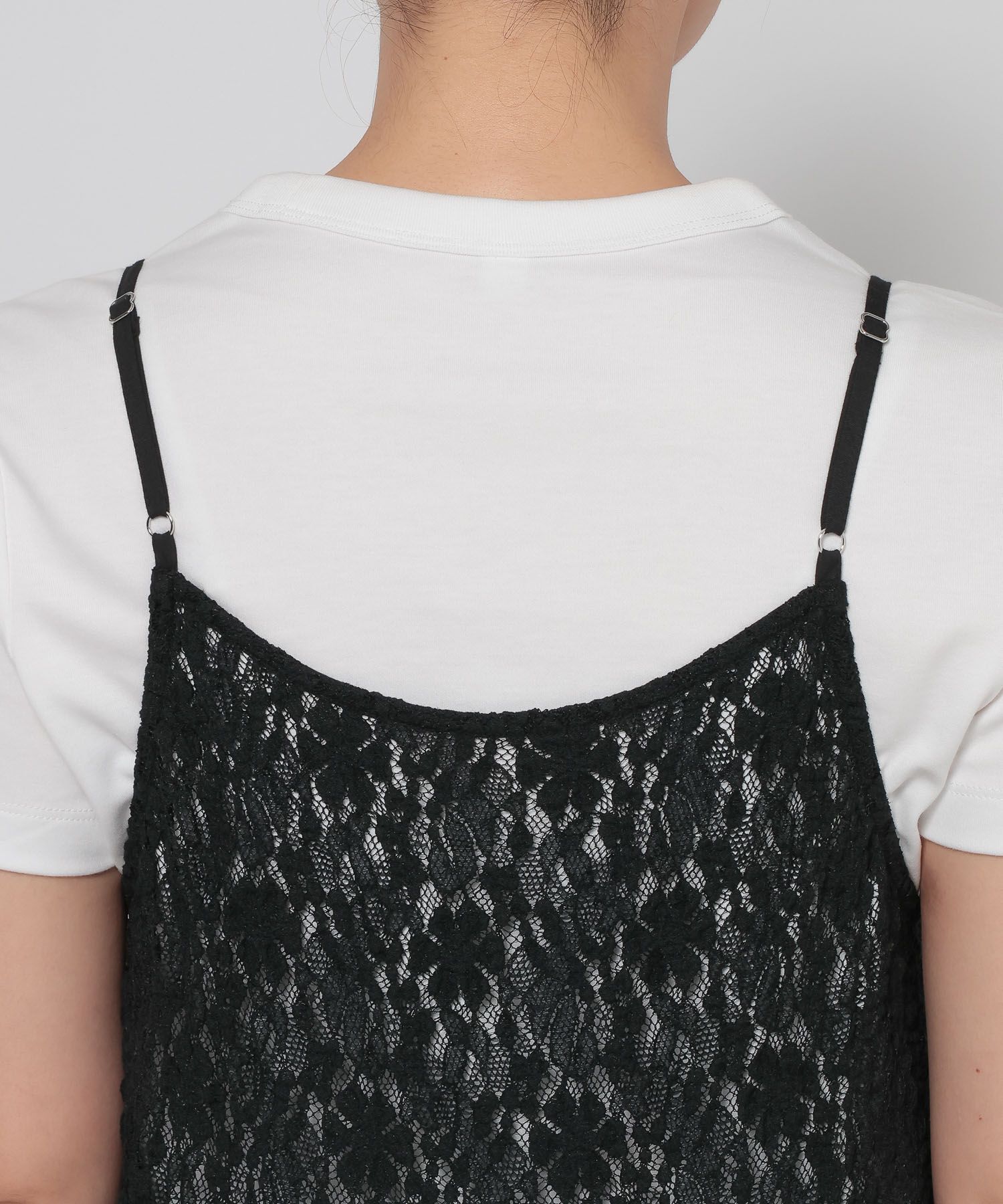 LOWRYS FARM「カットレースキャミチュニック」|ワンピース|