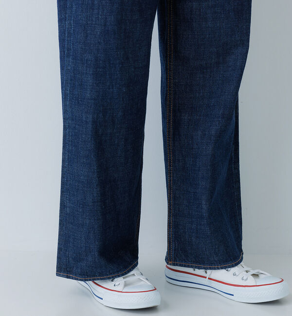 collex「定番人気！美シルエット　セミワイドデニムパンツ」|デニム|