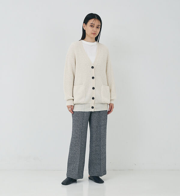 collex「ジャガードヘリンボーンセミワイドパンツ」|その他|