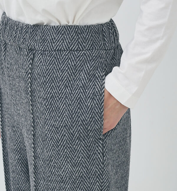 collex「ジャガードヘリンボーンセミワイドパンツ」|その他|